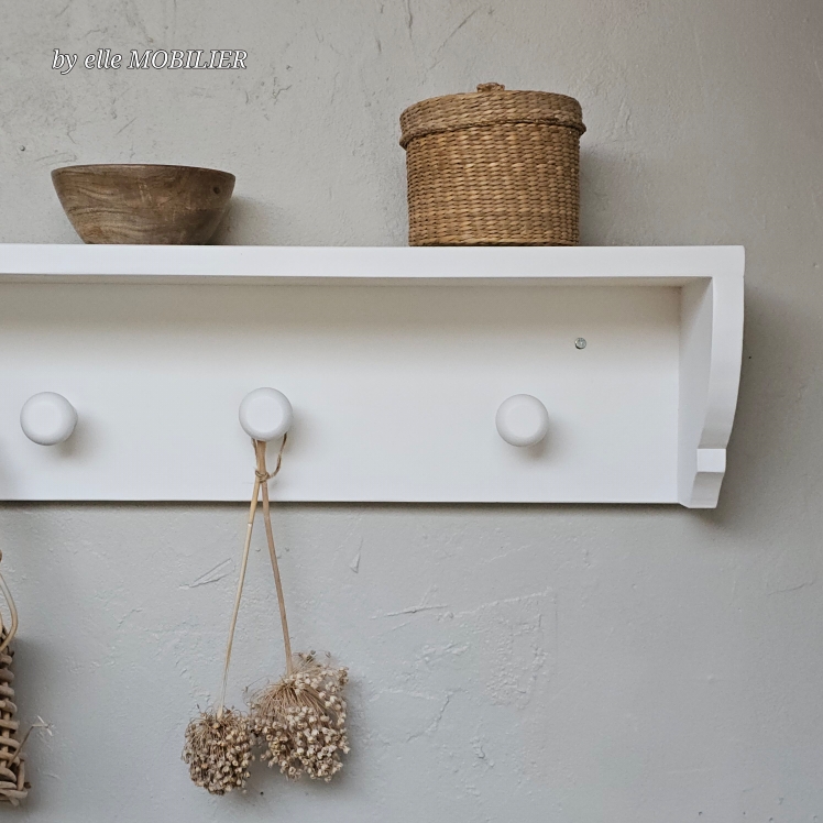 20250324_081307ancien porte manteau etagere blanc 4 pateres