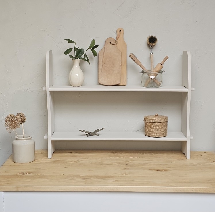 20250325_152113ancienne etagere beige lin en bois  vintage brocante