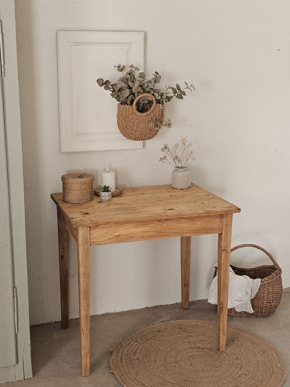 ancienne table-bureau en bois massif-sapin 20260306_114343