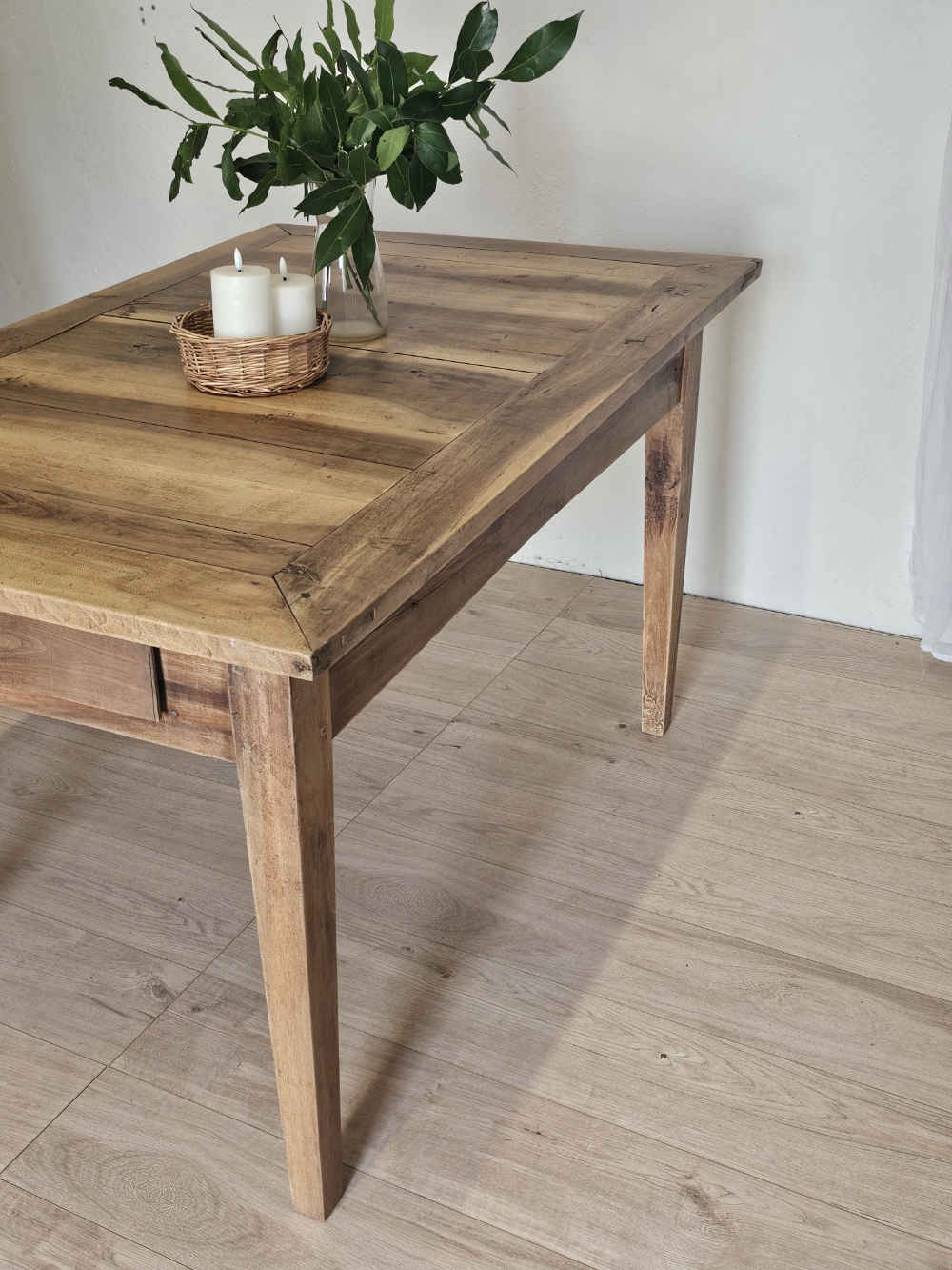 Table de cuisine ancienne style table de ferme en bois20260629_171129