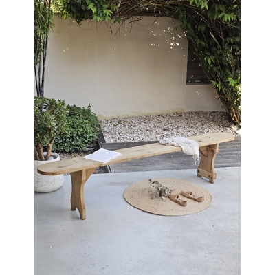 ancien banc de ferme en chêne ,bois brut 20260527_162344