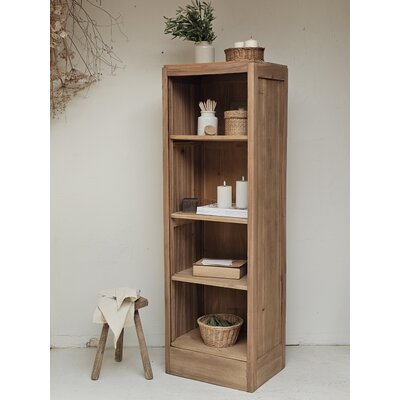 Étagère colonne en bois brut – Bibliothèque vintage restauré20260828_170933