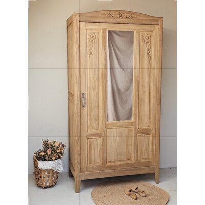 Armoire Art déco ancienne en bois brutScreenshot_20260903_162018_Photo Editor(1)