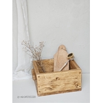 20250217_094100caisse ancienne en bois massif avec poignees en bois mobilier vintage ,bois massif ,brocante, ancienne etagere,decoration bois, ameublement, meuble ,bois brut
