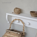 20250324_081237ancien porte manteau etagere blanc 4 pateres