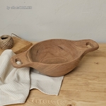 20250407_131806plat en bois, objet ancien déco, déco campagne, bois brut, art de la table vintage, brocante chic, pièce artisanale, déco rustique