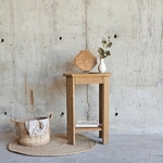 20250530_110929sellette art deco en chene avec etagere et rangement