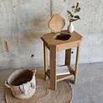 20250530_110951sellette art deco en chene avec etagere et rangement