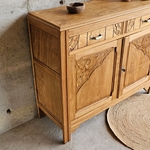 20250603_133455ancien buffet 2 portes deus tiroirs art deco -brocante-vintage