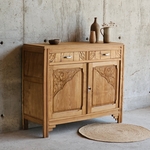 20250603_145757ancien buffet 2 portes deus tiroirs art deco -brocante-vintage