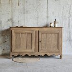 ancien buffet 2 porte style louis xv en chene brut20250630_113145