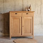 ancien buffet 2 porte en chêne -clair20250701_173818