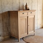 ancien buffet 2 porte en chêne -clair20250701_173904