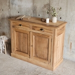 Buffet ancien hêtre & sapin ciré – 2 portes 2 tiroirs20250802_150239