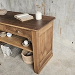 20250904_160851ancien meuble de metier bois noyer massif matelier ilot  Moyenne