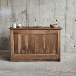 20250904_161258ancien meuble de metier bois noyer massif matelier ilot  Moyenne