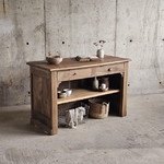 20250904_160707ancien meuble de metier bois noyer massif matelier ilot  Moyenne