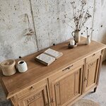 20250911_084645Buffet Art Déco en chêne massif – années 1930