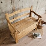 20250916_102027ancien banc coffre en chene massif brut