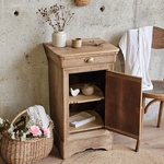 Meuble ancien en bois brut-le charme des meubles de brocante -chevet20251025_144253