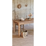 ancienne table de ferme en bois massif-noyer-chêne -vintage 20251103_160147