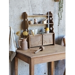 ancienne etagere avec placard à poser vintage bois brut chêne20251104_111432