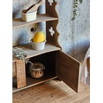 ancienne etagere avec placard à poser vintage bois brut chêne20251104_111735
