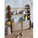 ancienne etagere avec placard à poser vintage bois brut chêne20251104_111503