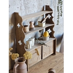 ancienne etagere avec placard à poser vintage bois brut chêne20251104_111600