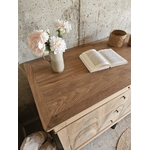 Commode ancienne en noyer massif, façades en placage de noyer plume, meuble ancien restauré et protégé20251114_145547