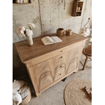Commode ancienne en noyer massif, façades en placage de noyer plume, meuble ancien restauré et protégé20251114_145539