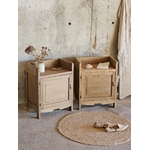 Duo de petits meubles anciens type chevets en bois massif20251213_142600