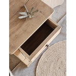 Petit meuble d’appoint ancien en noyer massif20251213_151524