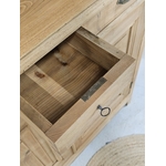 Buffet haut ancien en chêne massif – 3 tiroirs – Époque fin XIXᵉ siècle20260123_091744