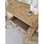 Buffet parisien en bois patiné , trois étagères et deux tiroirs . Livraison France entière .Pièce unique 20260201_135618