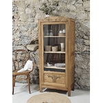 meuble vitrine ancienne en chêne massif20260213_183024