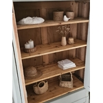 Armoire ancienne fin XIXe – Noyer & sapin massif – Vert grisé20260217_150221