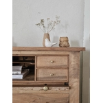 Ancienne commode secretaire en noyer massif et sapin20260224_145807