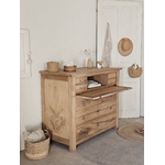 Ancienne commode secretaire en noyer massif et sapin20260224_150157