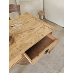 Ancienne table en bois massif -2 tiroirs 20260227_115545