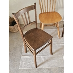 Ensemble de 4 chaises bistrot en bois - belle patine 20260331_165900
