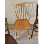Ensemble de 4 chaises bistrot en bois - belle patine 20260331_165904