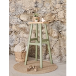 tabouret haut vert et bois20260403_095935