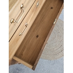 ancienne commode ancienne en bois massif et laiton doré20260418_114518