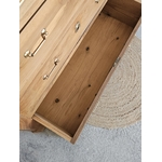 ancienne commode ancienne en bois massif et laiton doré20260418_114539