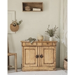 Meuble patiné Petit Buffet Bas Rustique en Bois Br20260426_094047