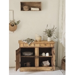 Meuble patiné Petit Buffet Bas Rustique en Bois Br20260426_094526