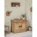 Meuble patiné Petit Buffet Bas Rustique en Bois Br20260426_095139
