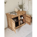 Meuble patiné Petit Buffet Bas Rustique en Bois Br20260426_094547