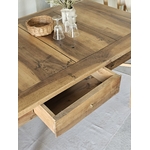 Table de Ferme en Chêne Massif – 3 Tiroirs – Style Authentique20260505_155659